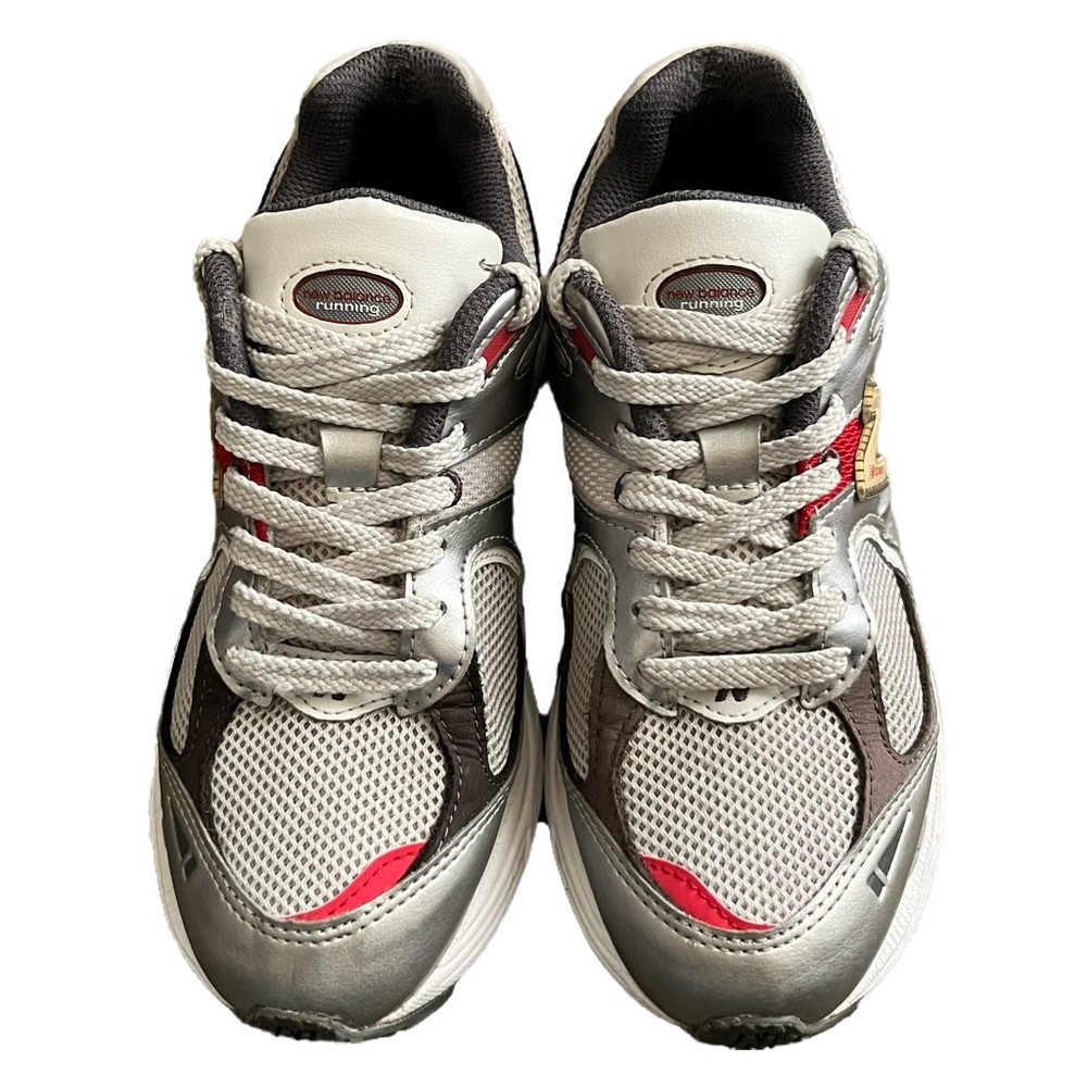New Balance 2002R: Silver Metallic Team Red Size: 5 Men